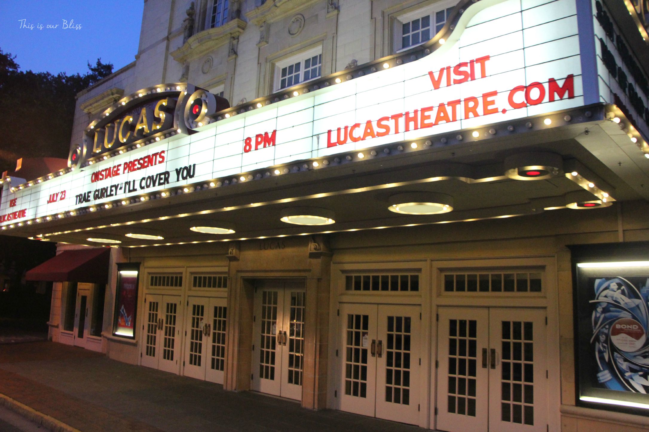 Historic Lucas Theater Savannah GA This is our Bliss This is our