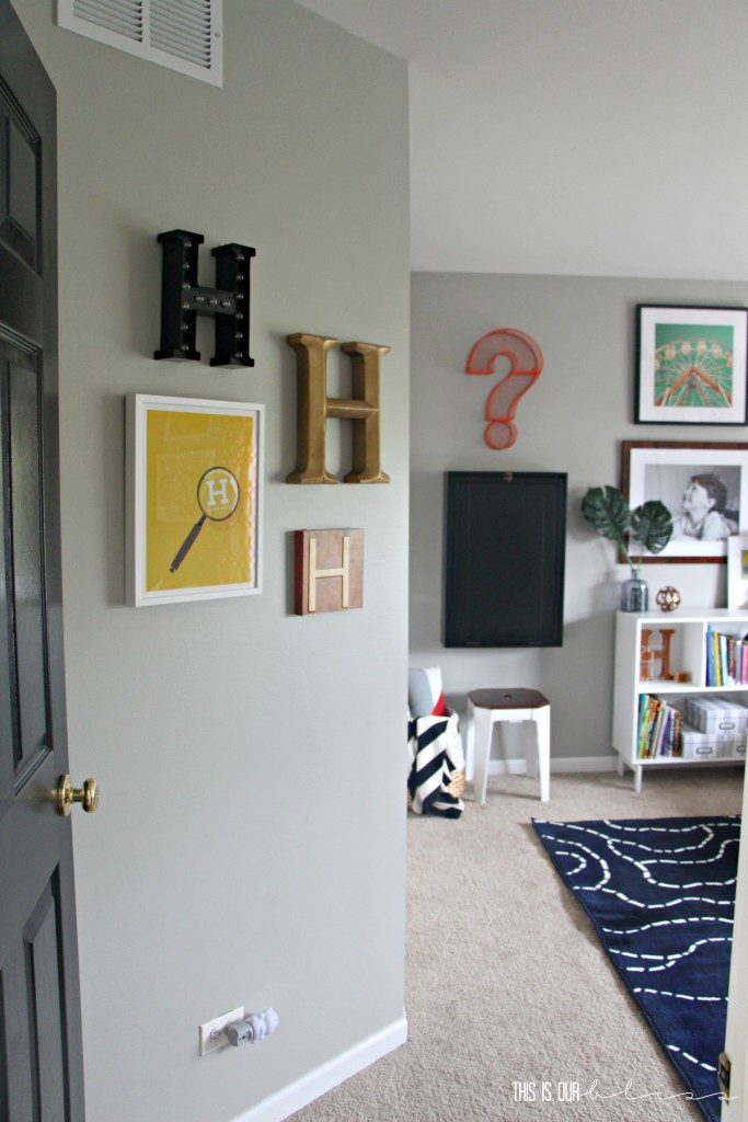 Bold & Graphic Big Boy Room | Curious Little Gentleman | This is our Bliss | www.thisisourbliss.com