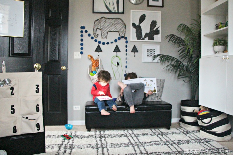 bold-modern-playroom-in-action - This is our Bliss