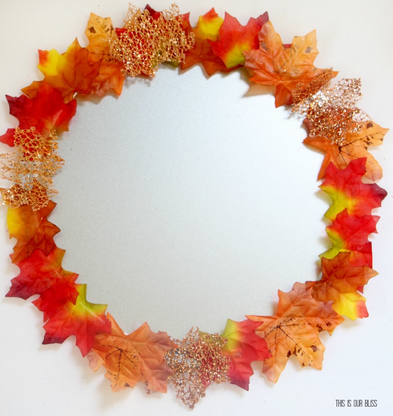 DIY Maple Leaf Charger Plate | Fall themed Decor | My Dollar Store DIY