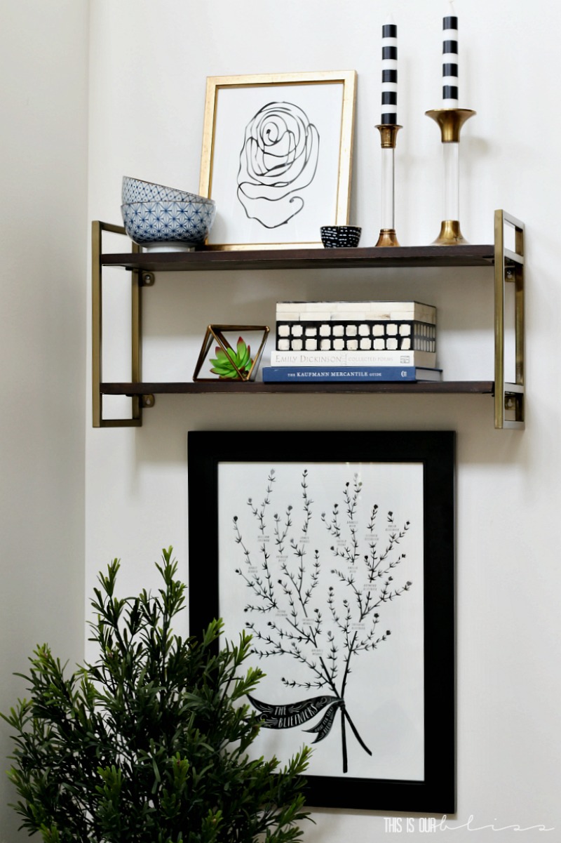 How to Style a Floating Shelf - 5 Simple Tips!