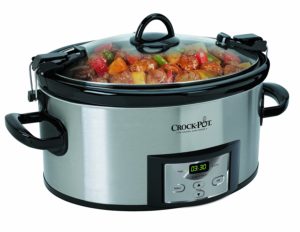 Digital Crock pot with lock and carry lid