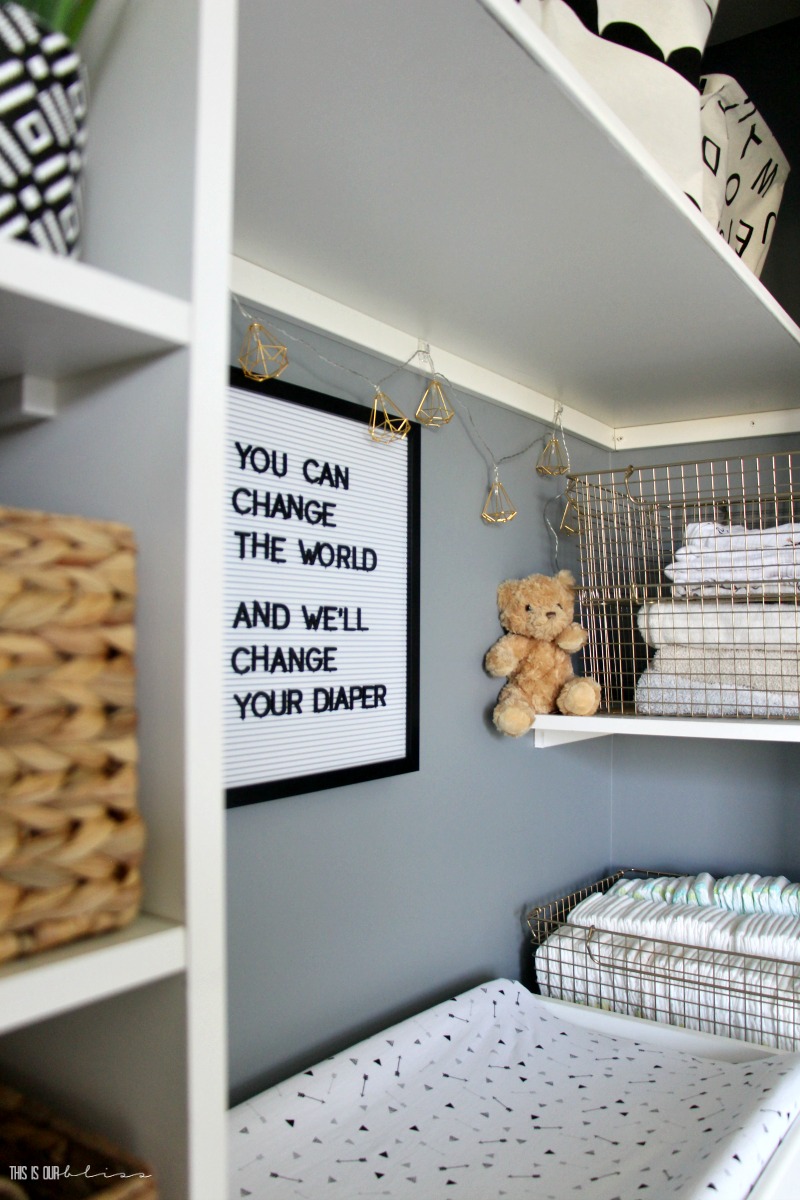 nursery storage shelves