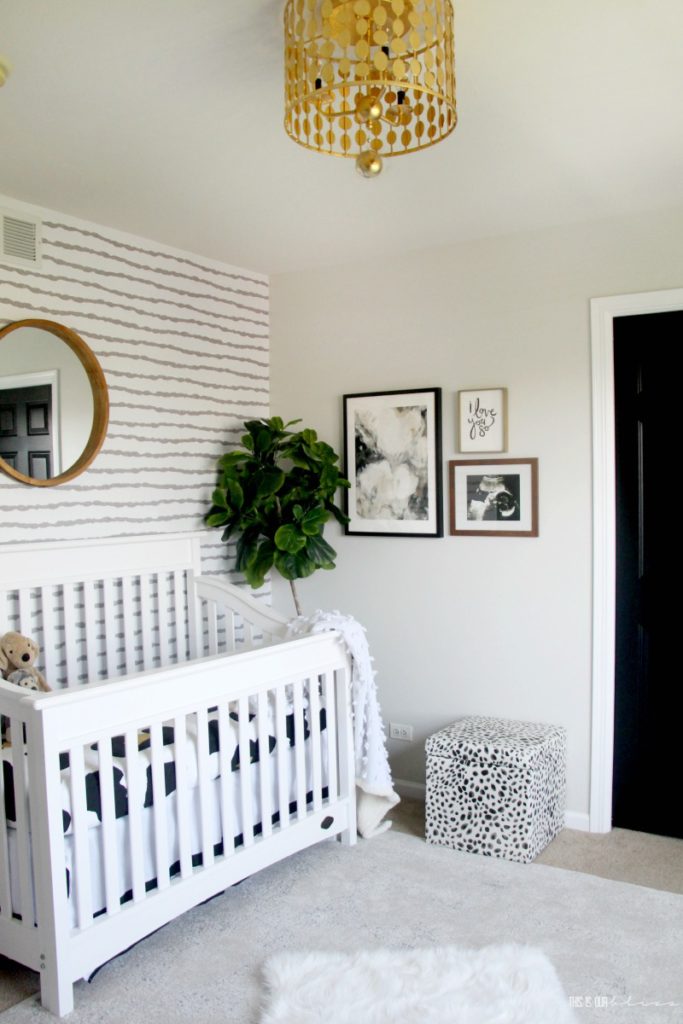 Sophisticated Neutral Nursery Reveal - Spring 2018 One Room Challenge - A Sweet & Sophisticated Room for Baby - This is our Bliss