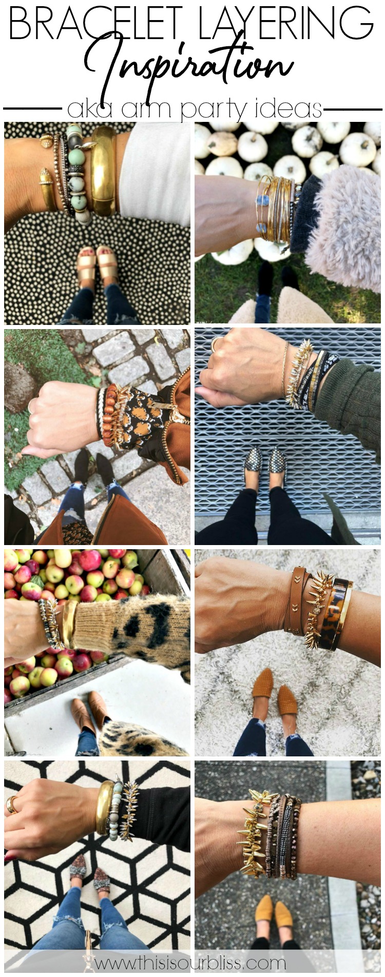 Bracelet Layering Inspiration - Arm Party Ideas - Accessory Styling - This is our Bliss