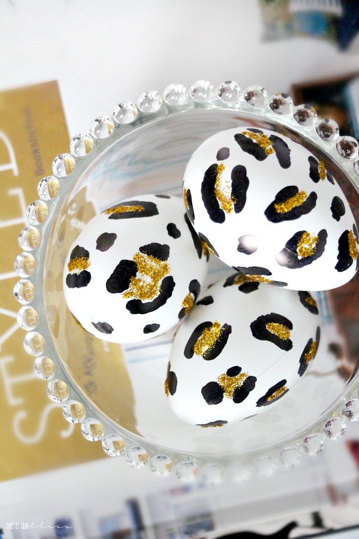 How to make leopard print easter eggs - no fail steps - This is our Bliss