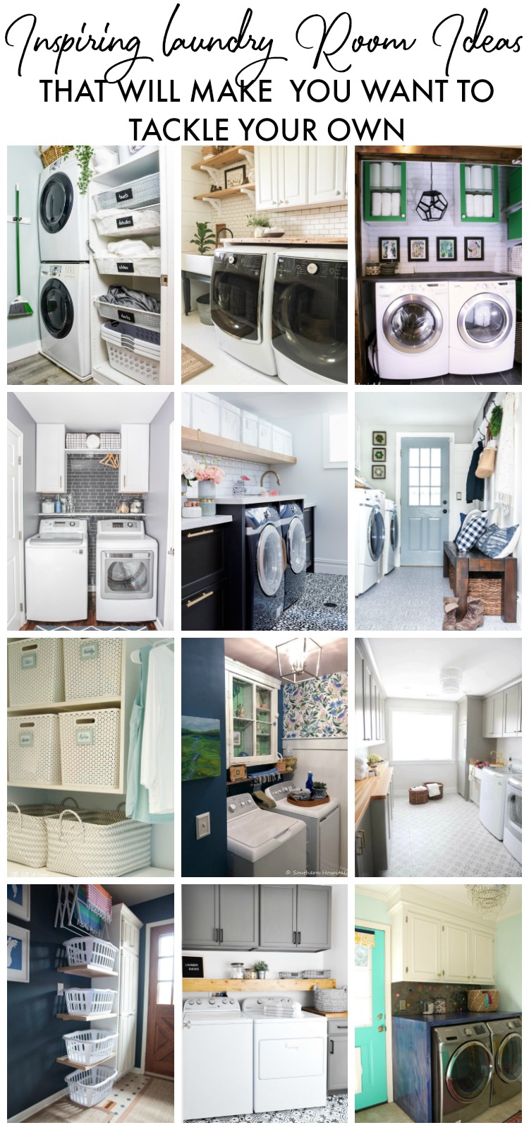 Inspiring Laundry Room Ideas that will Make you want to Tackle Yours - This is our Bliss