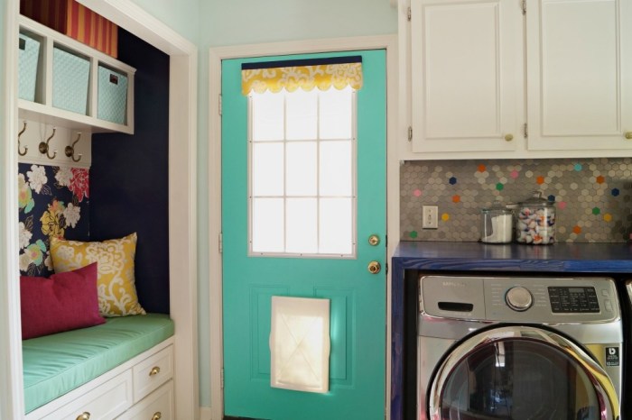 colorful laundry room ideas