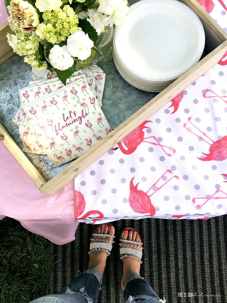 Let's Flamingle - How to Host a Flamingo Party this Summer - Summer entertaining ideas - This is our Bliss