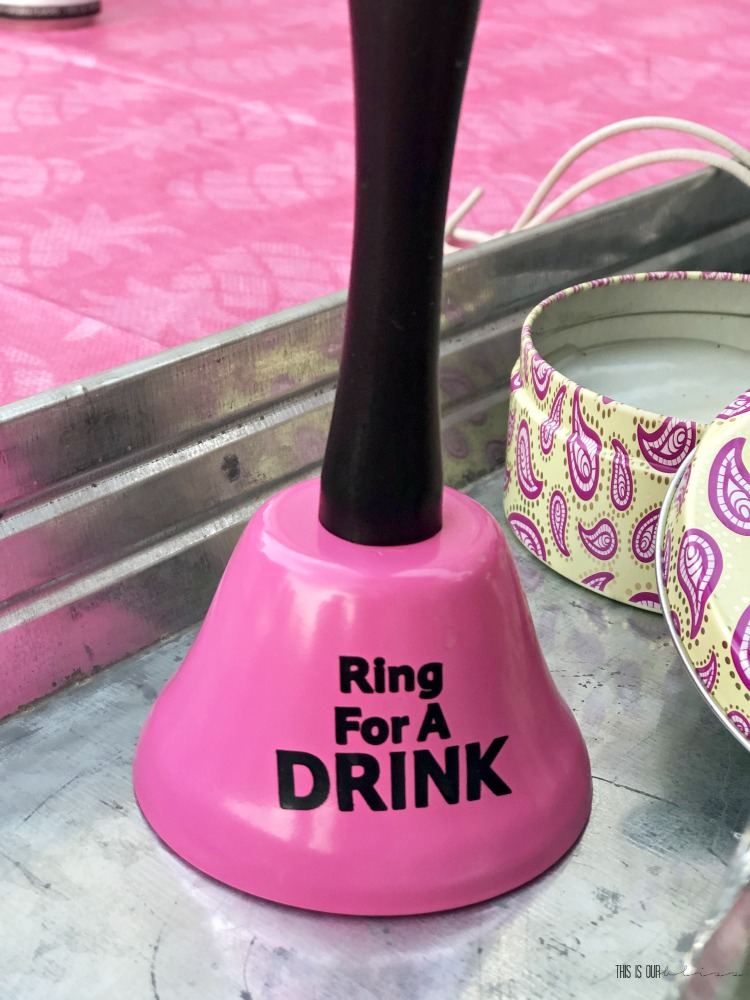 Ring for a Drink - Pink Flamingo party gear for Summer entertaining - This is our Bliss