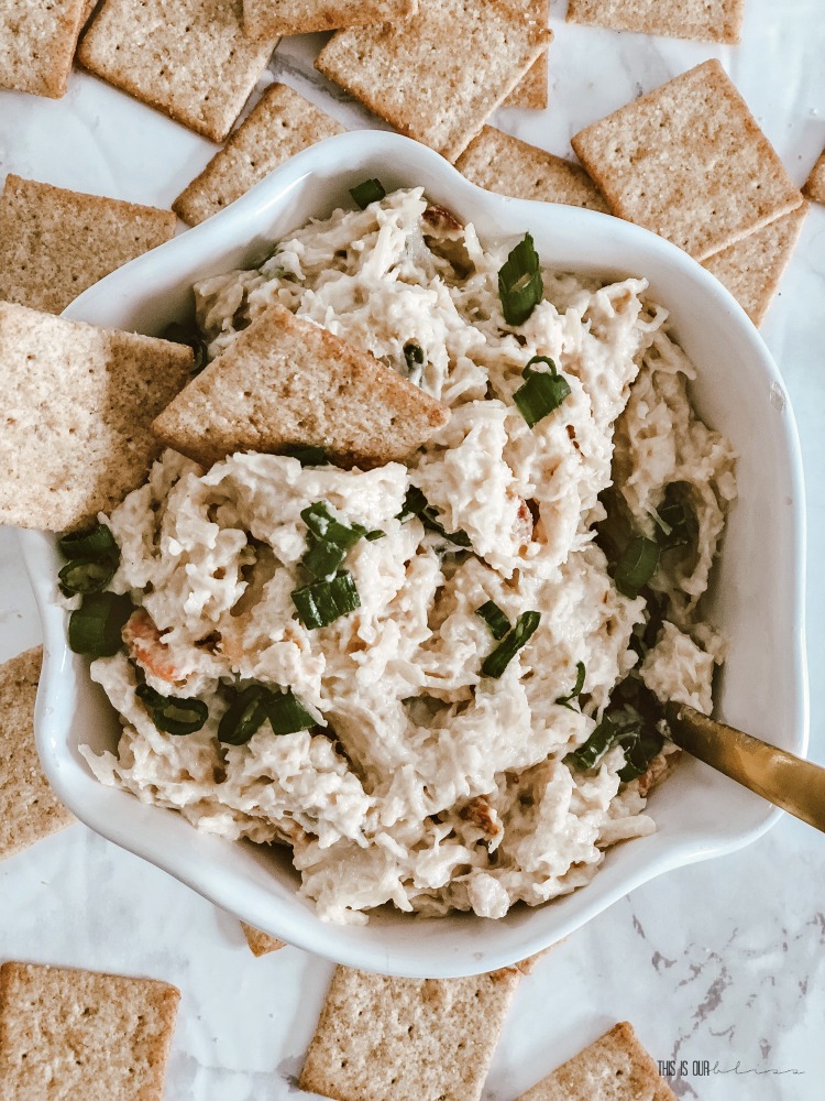 Simple 4 ingredient Chicken Salad recipe - easy chicken salad recipe - simple entertaining idea - This is our Bliss