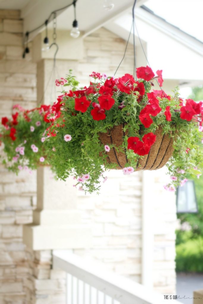How To Spruce Up Your Front Porch, How To Hang Flower Pots From Porch Ceiling