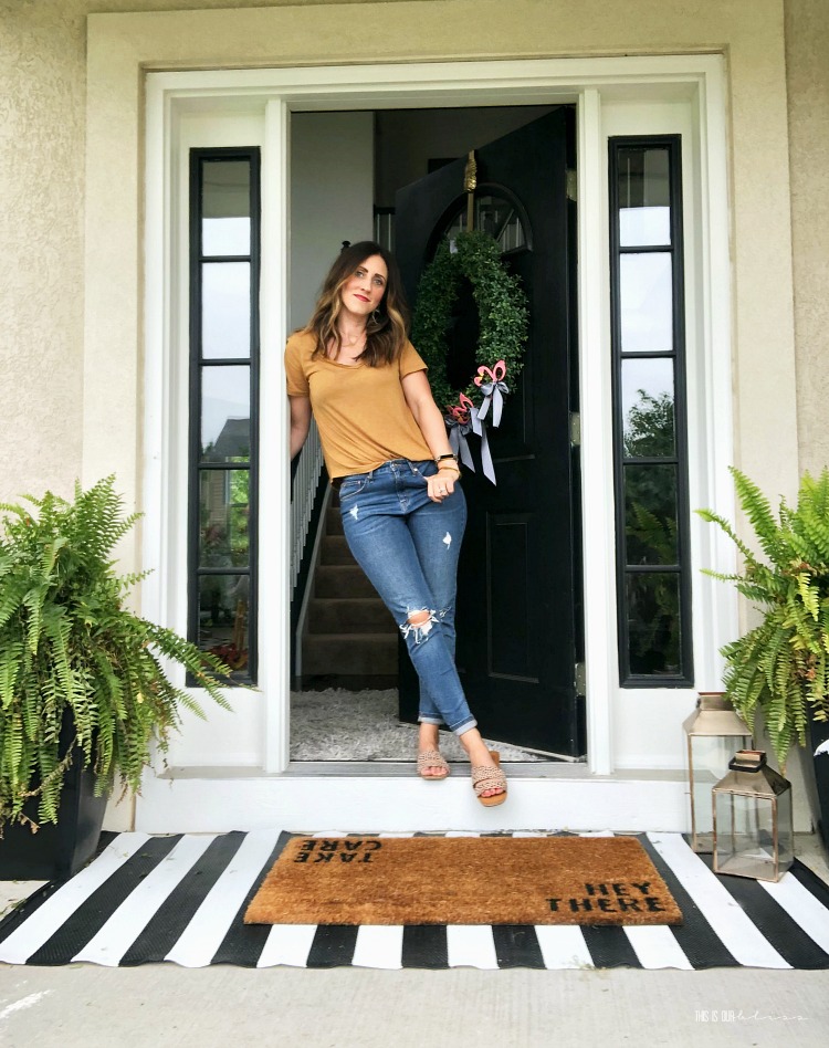 How To Spruce Up Your Front Porch This Is Our Bliss - Front Door Decoration Ideas For Summer