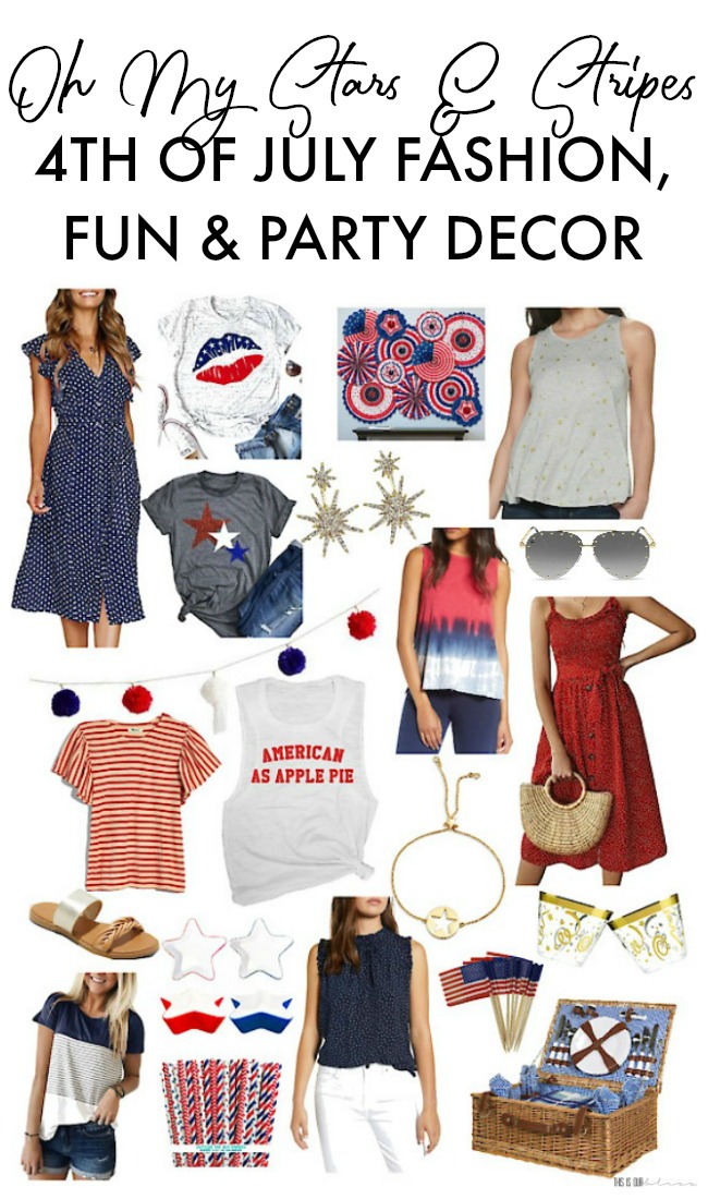 Oh my stars and stripes - 4th of July Fashion Fun and Party Gear - This is our Bliss
