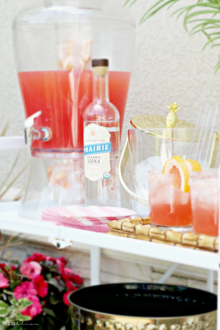 Salty Dog Recipe for Summer - Prairie Organic Vodka for Summer entertaining - This is our Bliss