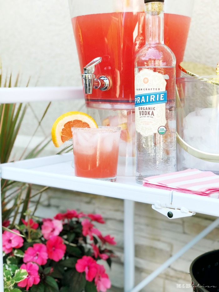 Summer Salty Dog Recipe - Grapefruit cocktail with Prairie Organic Vodka - This is our Bliss