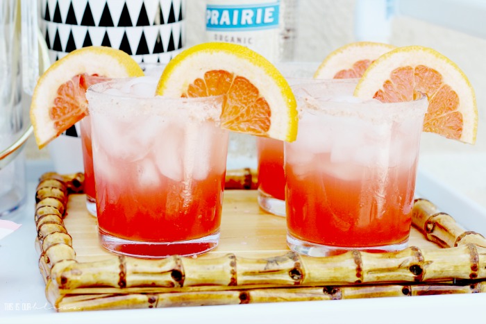 Sweet & Salty Summer cocktail recipe - Salty Dogs with Prairie Organic vodka - This is our Bliss