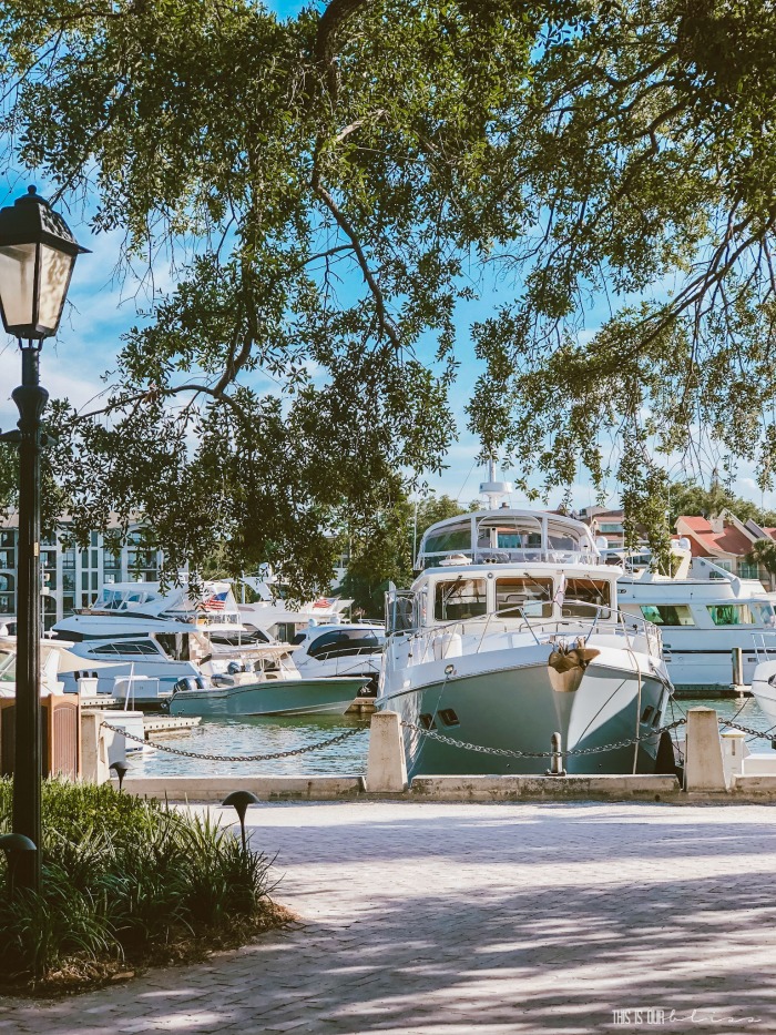 Harbour Town in Hilton Head - our Hilton Head Island Vacation Recap - This is our Bliss
