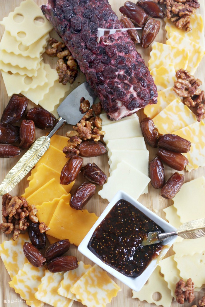 How to Create a Simply Elevated Cheese Board using basic grocery store sliced cheese - easy entertaining hack - This is our Bliss