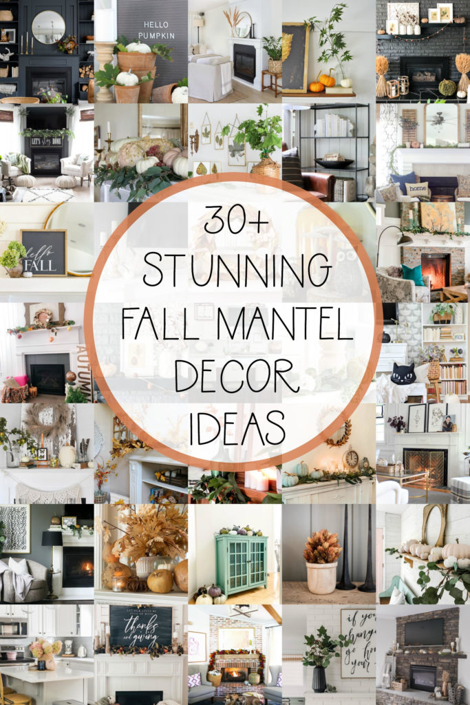 30 Fall Mantels to Inspire you this season - This is our Bliss