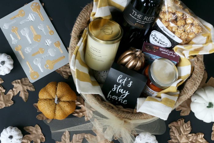 How to make a simple housewarming basket with American Greetings and Jewel Osco This is our Bliss