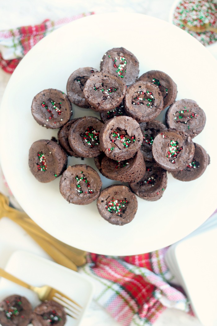 Brownie Bites for the win - Holiday brownie baking - This_is_our_Bliss