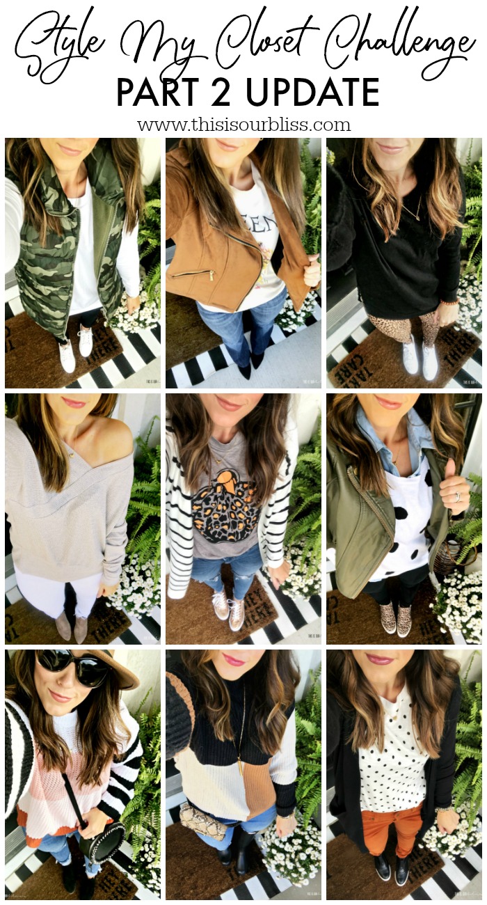 Style My Closet Challenge Part 2 Update - This is our Bliss