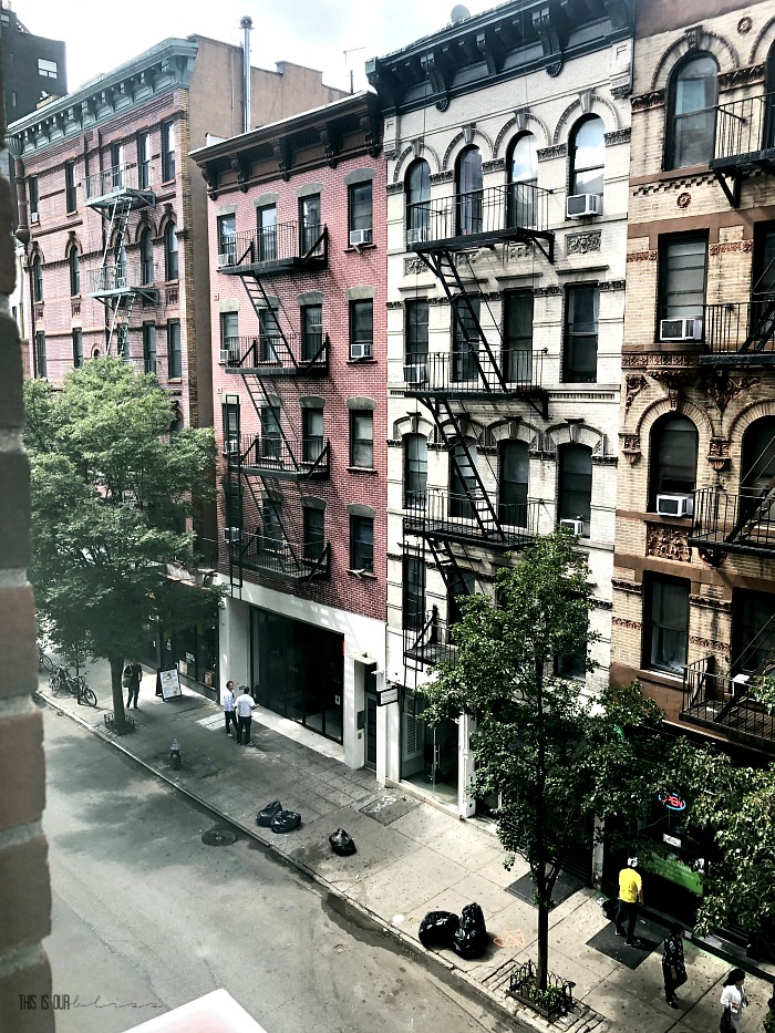 hotel view from Hotel Indigo in NYC - This is our Bliss
