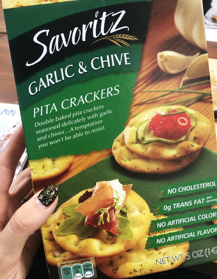 the Yummiest Garlic & Chive Pita Crackers - This is our Bliss