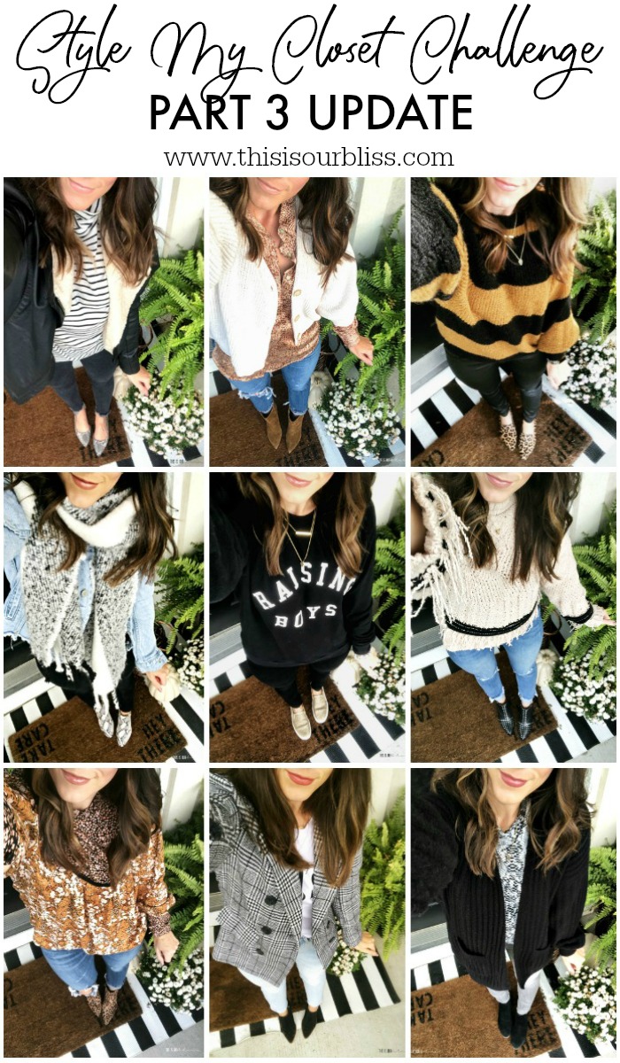 Style My Closet Challenge Part 3 Update - 31 Fall Outfit Ideas for the Season - This is our Bliss