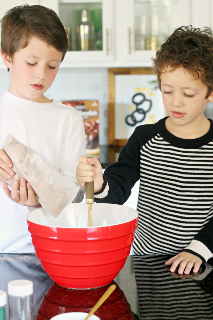 Boys baking brownies for the holidays - This_is_our_Bliss