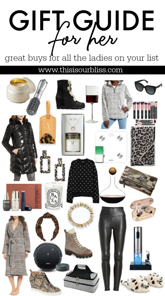Gift Guide for her - great buys for all the ladies on your list - This is our Bliss