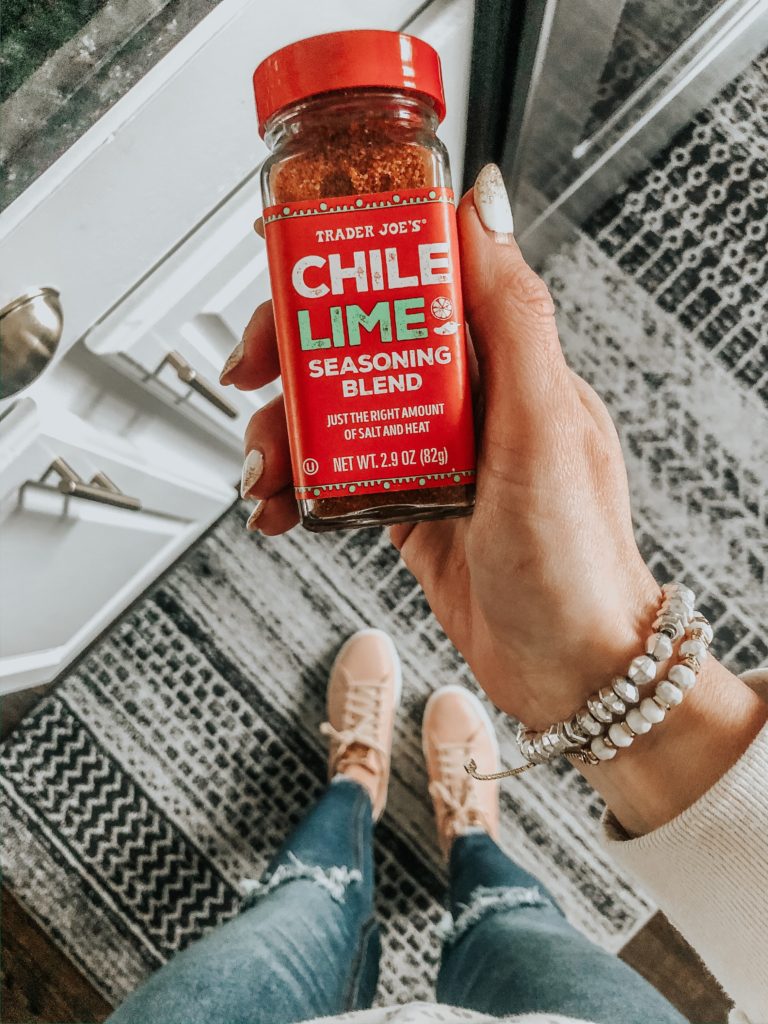 .Chili lime seasoning from Trader joes - This is our Bliss
