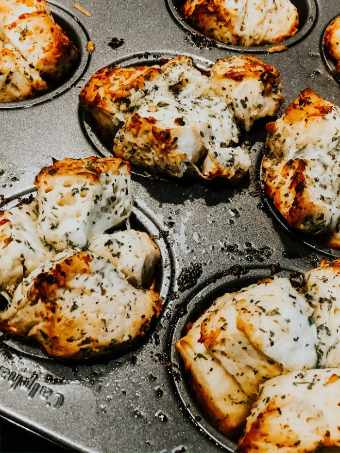 Mini garlic bread monkey bread - This is our Bliss