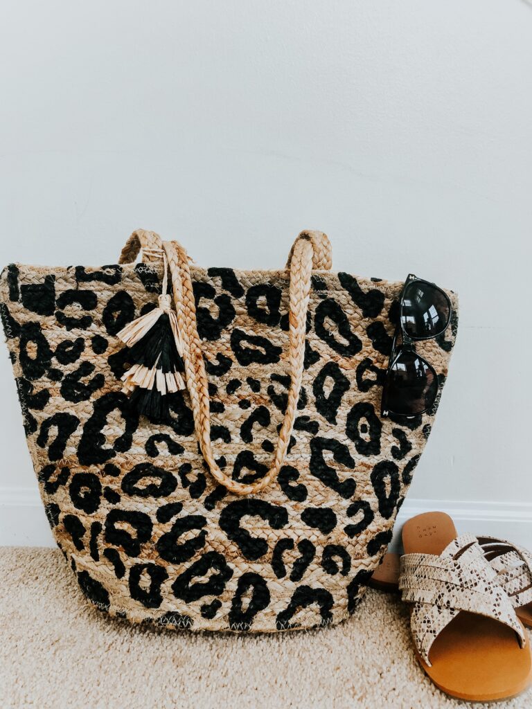 leopard tote bag for Summer