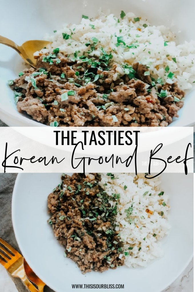 Korean ground beef - my crew approves prefab beef the whole family will eat #dinneridea #koreanbeef #groundbeef #mycrewapproves #easybeefdinner