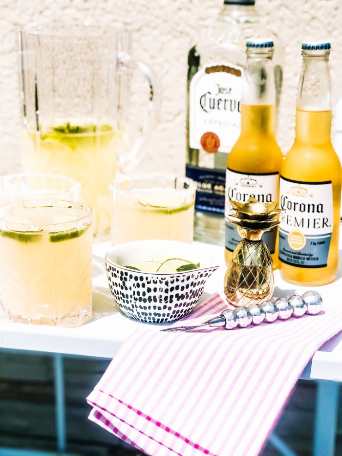 Outside summer cocktail - Beer-rita recipe perfect for Summer entertaining - This is our Bliss