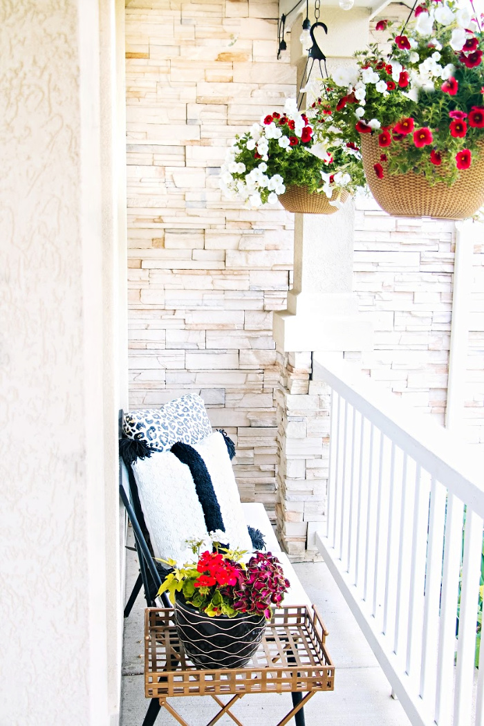 Simple Small porch decorating ideas for Summer - This is our Bliss