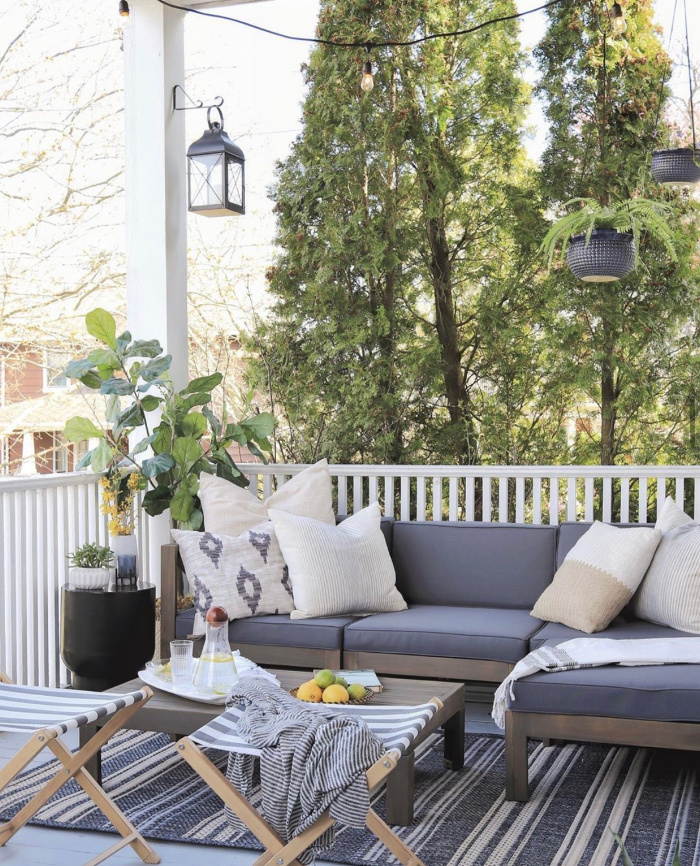 neutral outdoor space homemade by carli
