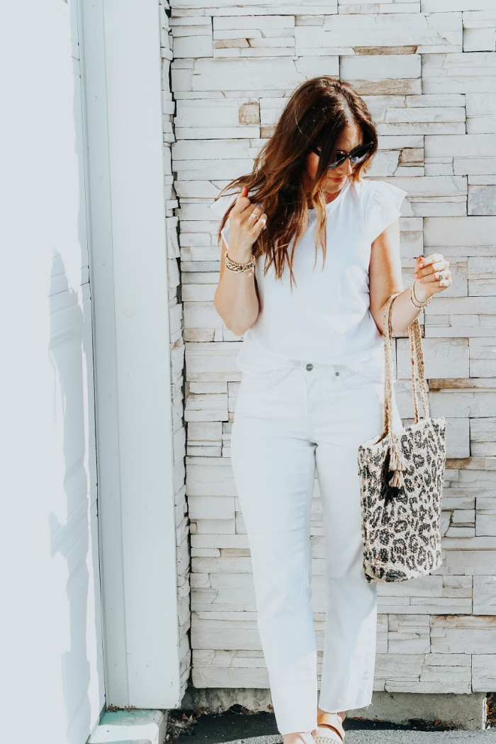 An Effortless All White Outfit - how to wear all white in the Summer - This is our Bliss