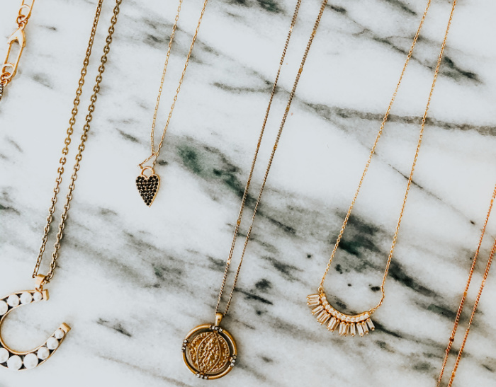 How to Layer Delicate Necklaces - This 