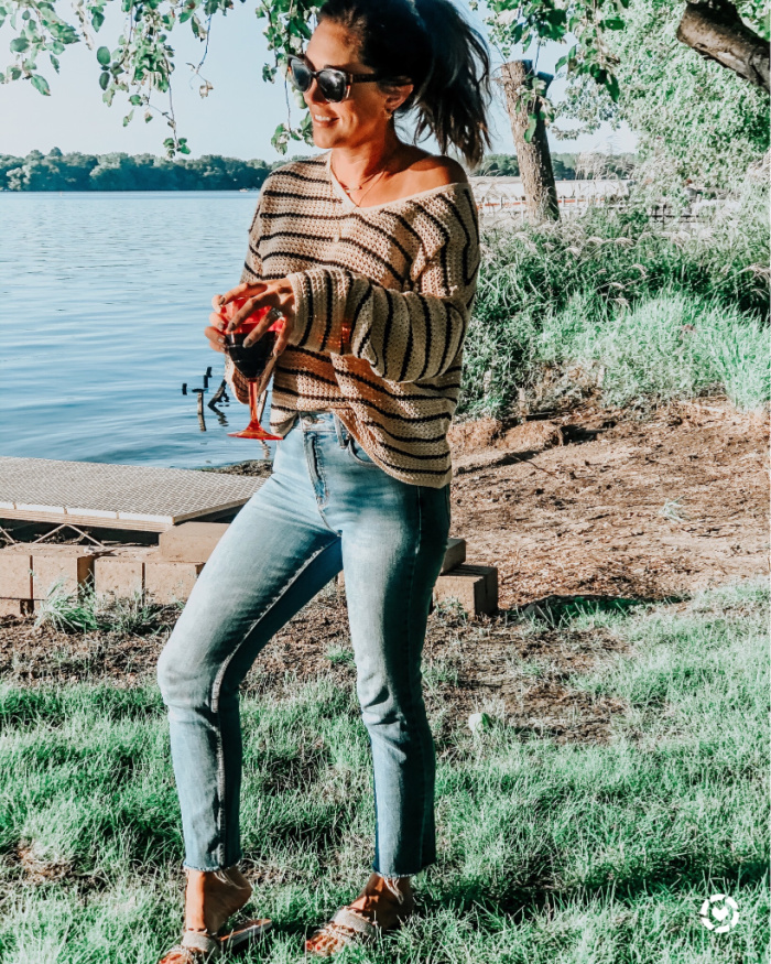 Crochet sweater for Summer - Lake life in Minnesota - The Friday Five - This is our Bliss