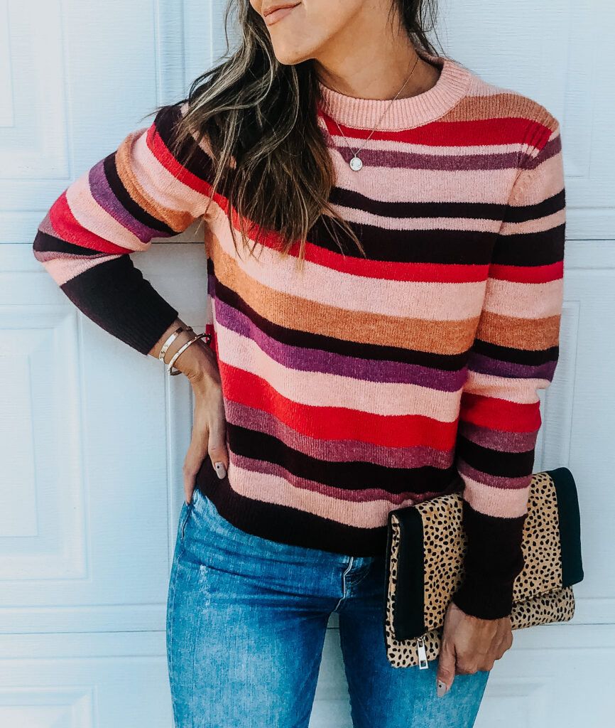 striped sweater from Target
