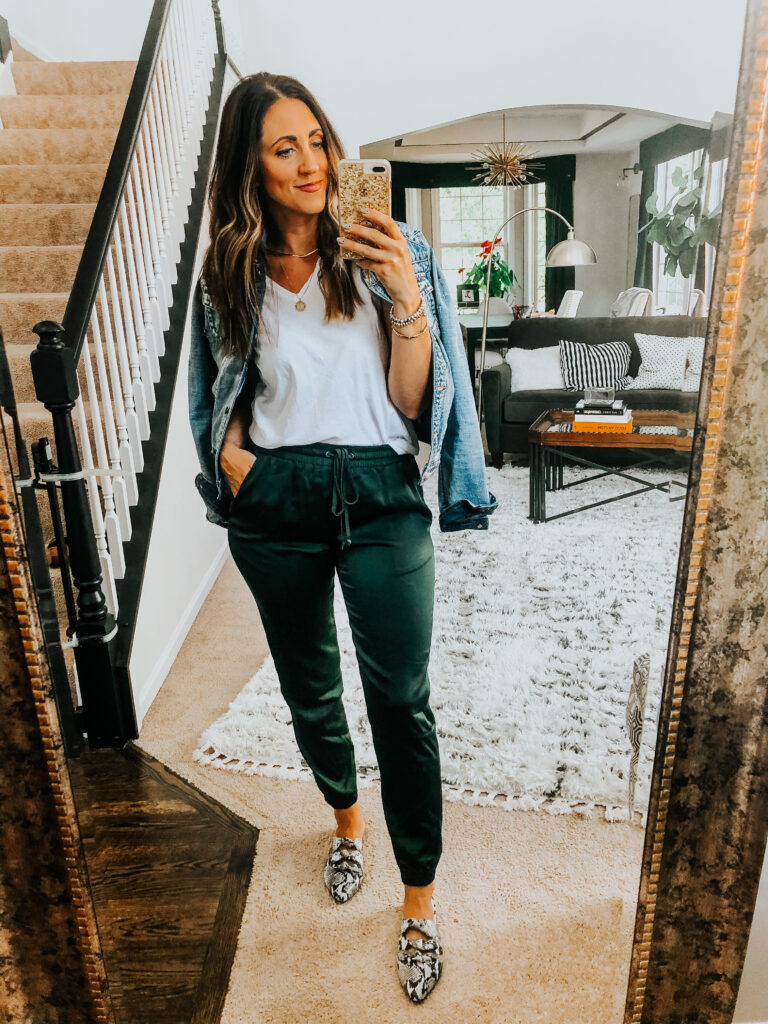 How to Wear Leather Pants: 5 Leather Jogger Outfits - YesMissy