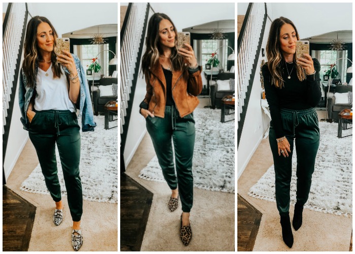 6 Ways How to Wear Satin Joggers   This is our Bliss