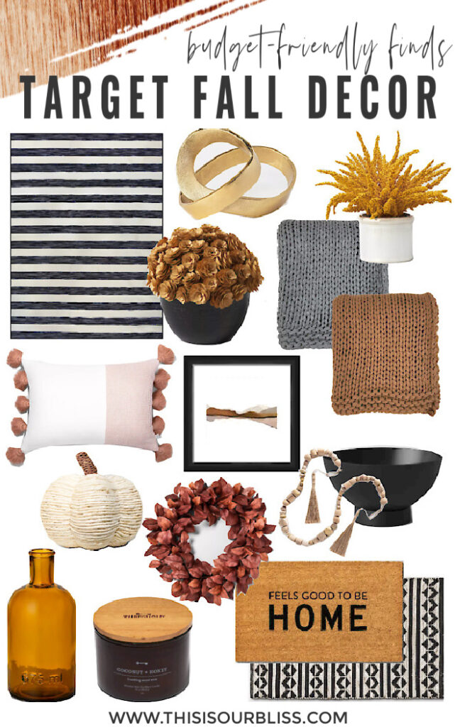 Target Fall Home Decor Finds - Fall decor on a budget - This is our Bliss (1)