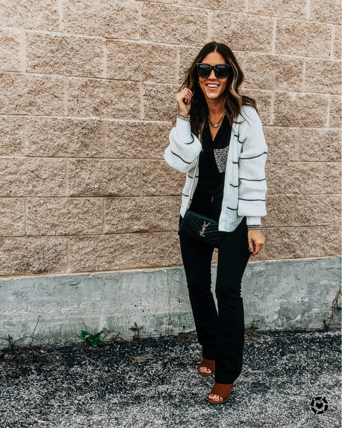 Black and white casual outfit for Fall - Amazon Fashion finds for Fall -This is our Bliss