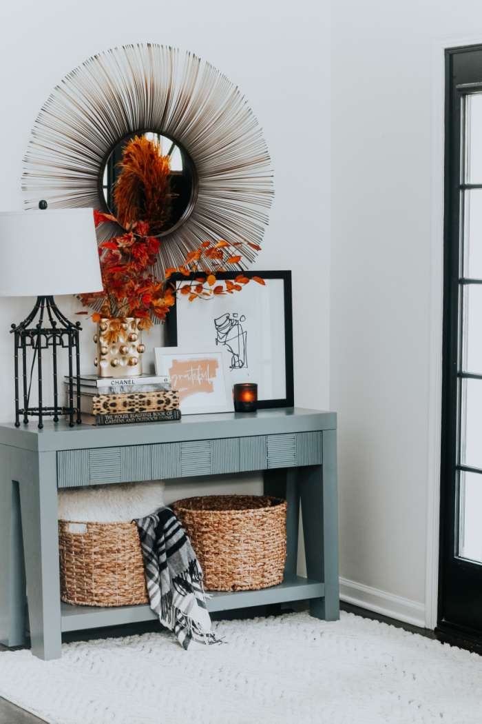 Cozy Entryway Refresh in 5 Simple Steps - This is our Bliss