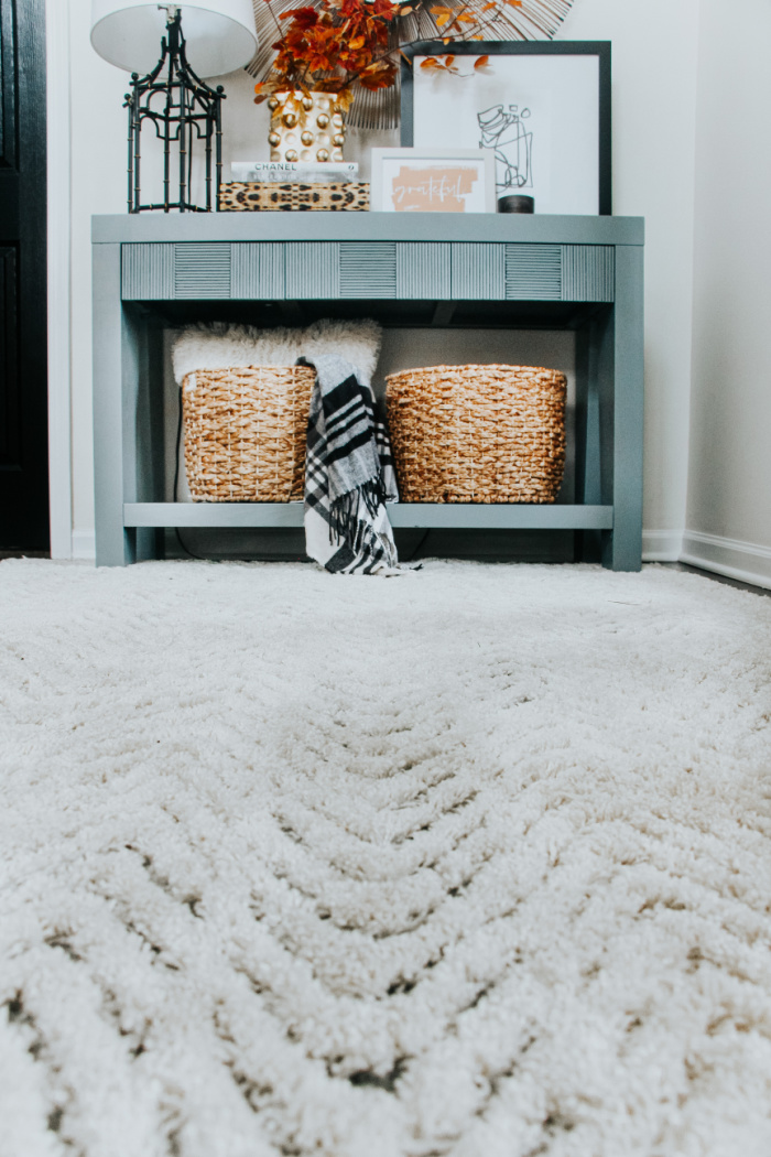 Textured rug from Mohawk home - subtle pattern texture and pile - entryway area rug for foyer refresh - This is our Bliss