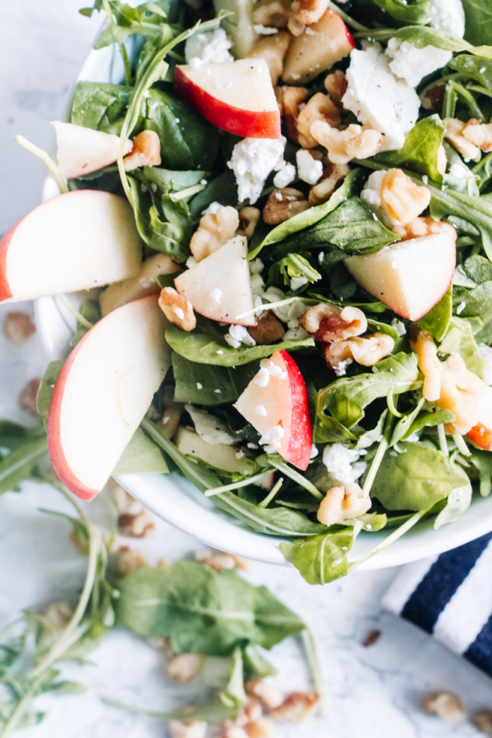Apple walnut feta salad with poppyseed dressing - This is our Bliss